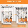 Culudea Fall No Hook Shower Curtain with Snap in Liner,