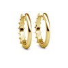 Cate & Chloe Claire Gold Hoop Earrings, 18k White Gold