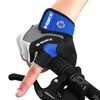 INBIKE 5mm Padded Half Finger Bike Bicycle Cycling Gloves Blue