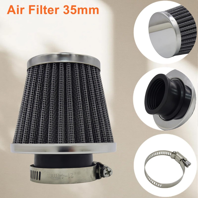 Semimo 35mm Air Filter – OEM Replacement Universal Cone Cleaner