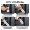 ASTIMESA White Windproof Window Tape for Winter, 2 in x