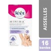VEET Pure - 16 Cold Wax Strips for Armpits -