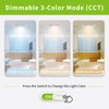 Tolery Bathroom Fan with Light Ceiling Mount Shower Ventilation Exhaust