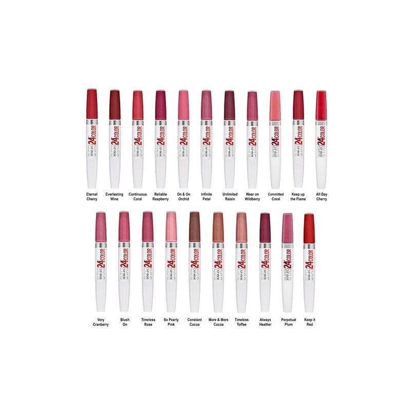 Maybelline Superstay 24 Hour Lip Colour 15 All Day Cherry