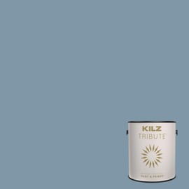 KILZ TRIBUTE Paint & Primer, Interior, Eggshell, Vintage Indigo, 1 Gallon