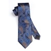 Hisdern Men's Tie Floral Paisley Wedding Business Tie Handkerchief &