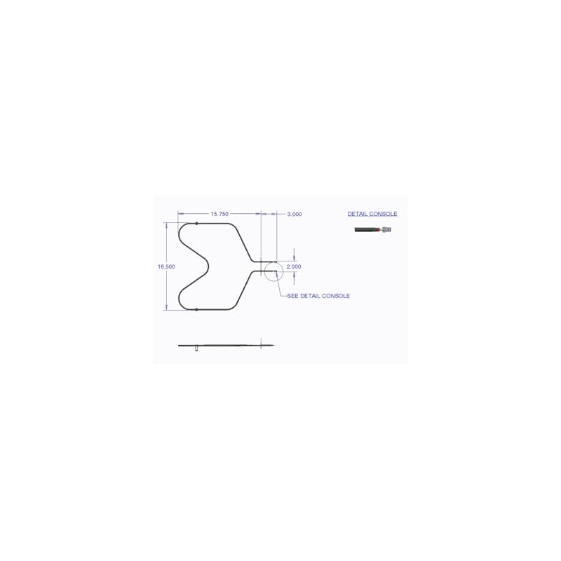 Range Kleen 7504 Replacement Oven Element