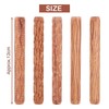 Gokelomg 5 Pieces Potter Tools Hand Rolls for Clay Stamp