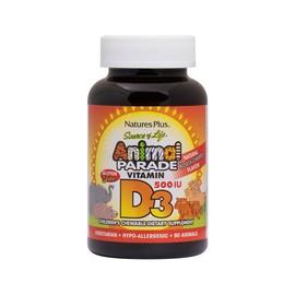 Nature's Plus Animal Parade Vitamin D3 500iu, 90caps