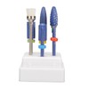 7pcs Nail Drill Bit Home Salon Portable Ceramic Cuticle Remover