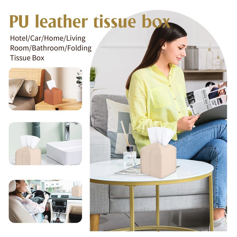 Cosmetic Tissue Box, Tissue Box, Tissue Dispenser, Tissue Box for