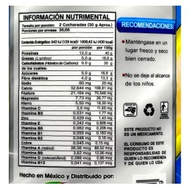 SUPRA NATURA Proteína De Soya Avena Suero Kids Shake Vainilla 1.1 Kg Supr