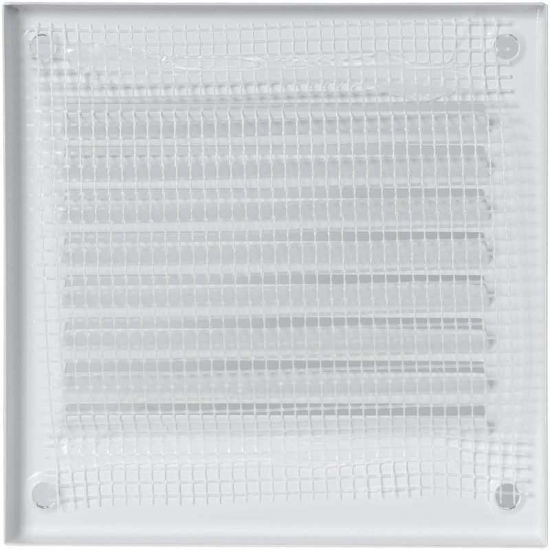 Repa Market 4 x 4 Inch Air Vent Cover/White Galvanized