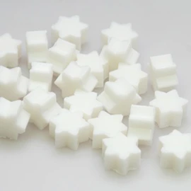 Florex Schafmilchseife Mini Mini Star Pack of 50 Snow Rose in Organza Bag Soap Guest Gift