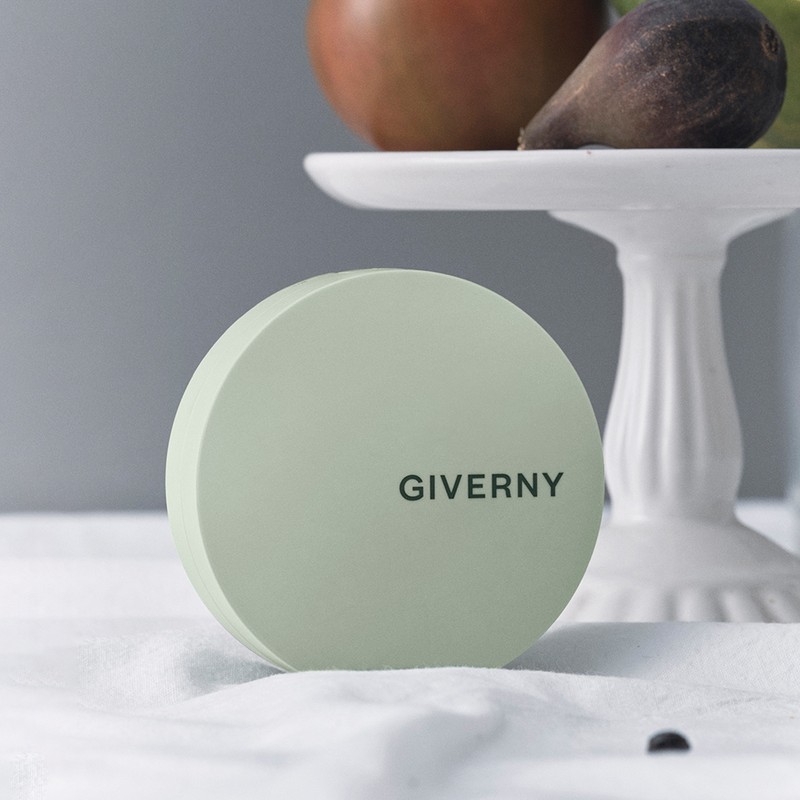 Giverny Close-Fitting Cover Cushion Foundation Set 12g + Refill 12g,