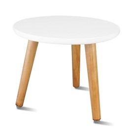 Uneedem Uneedem Indoor Plant Stand Wood Mid Century Modern Small Round Side Plant Table for Indoor Plants, 8.9" Tall Plant Holder for Flower Pots End Table