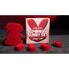 Magic Sponge Bunny Rabbit Set Jumbo RED by Murphy's Magic