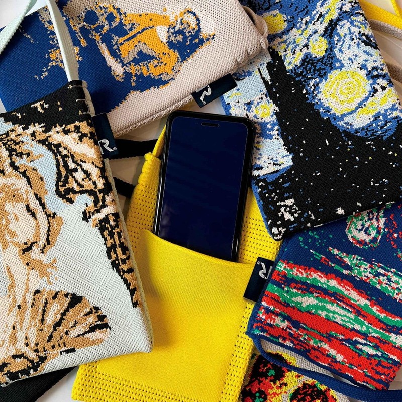 Route 8350 Masterpiece Knit Mini Pochette RO Sacoche ami Art