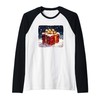 Pretty Festive Present Costume for Xmas Eve Raglan Baseball Tee
