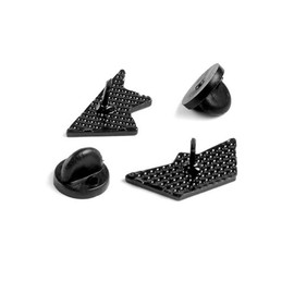 Miniblings Set of 2 Paper Ship Paper Plane Brooch Pin Aviator Boat Origami White Heart Enamelled Ship Sea Plane Maritime School School - Handmade Fashion Jewellery I Lapel Pin Button Pins, Metal