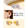 Supcare Emerald Stud Earrings for Women - Viking Design with