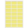 Kawaguchi Tag Peta Label Yellow 10-007 Approx. 0.5 x 0.8