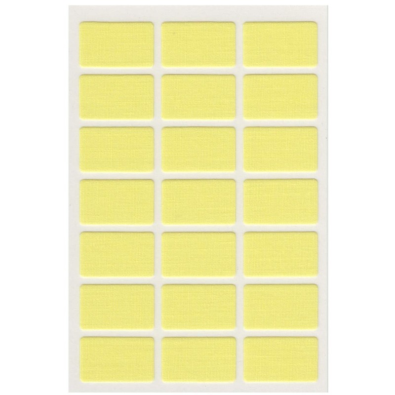Kawaguchi Tag Peta Label Yellow 10-007 Approx. 0.5 x 0.8