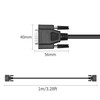 RIIEYOCA 1m Serial Cable DB15 Male to Female 15 Pin