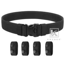 KRYDEX Tactical Police Security Guard Duty Belt Law Enforcement 2inch Outer Belt - XL ( fits 42" - 45" waist )