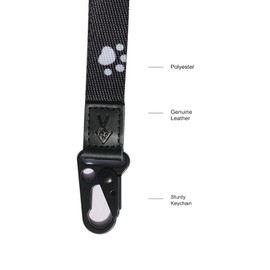 HEZEN Cool Lanyard for Keys, Neck Strap Keychain for Women, Lanyard Logo for Men, ID Lanyard (Paw), Paw