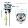 Toilet Tank Button Toilet Button Dual Push Flushing Toilet Button