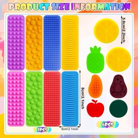 MACULPER Fidget Toys, Sensory Stones, Anti-Stress Toy, Stress Relief, Sensory Toys, Fidget Toys, Sensory Stones for Children and Adults, Pack of 14