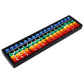 1Pc Abacus Counting Toys Math Toys Abacus for Kids Math Arithmetic Soroban Math Manipulatives Arithmetic Counting Abacus Calculating Toys for Early Development, with 17 Digits Rods