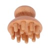 Wood Mushroom Massager Promote Circulation Clear Meridians Portable Manual Massage