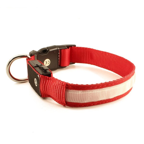 Biscay Home USB Rechargeable Waterproof Flashing Adjustable Safety Dog Collar