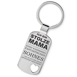 Lieblingsmensch “Wahnsinnig fantastisch” Key Chain (German Language), Mom One Son