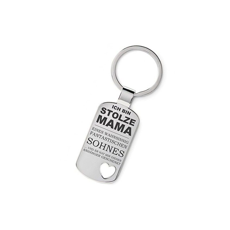 Lieblingsmensch “Wahnsinnig fantastisch” Key Chain (German Language), Mom One Son