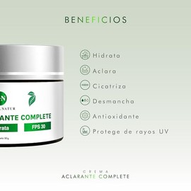 PUREZA NATUR Crema Facial aclarante para pao en cara y cuerpo  Humecta y aclara la piel desvanece arrugas y repara cutis face repair                  