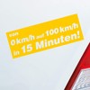 Car Sticker in your favourite colour from 0 to 100