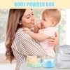 Powder Puff Case | Leak-Proof Loose Dusting Box,Body Powder Container