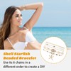 YREYBN Shell Jewellery Set, Starfish Shells Summer Beach Beaded Bracelets,