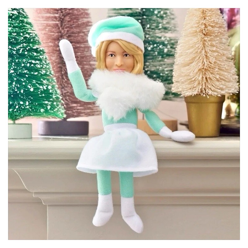 Martha Stewart Martha On The Mantel Christmas Elf Doll Elf