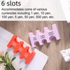 BOXOB 2pcs Japanese Yen Coin Holders, Plastic JPY Coin Dispenser
