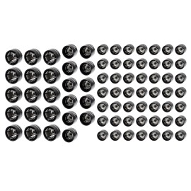 Unbranded CNC Black Cut Engine Topper Bolt Cap Cover For Harley Street Road Glide King CVO