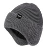 Wmcaps Winter Fleece Line Beanie Hats with Earflap for Men