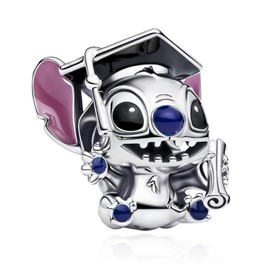 H.ZHENYUE 925 Sterling Silver Bead Charms for European Bracelets and Necklaces, Cartoon Animal Beads with 5A Cubic Zirconia, Christmas, Valentine's Day, Mother's Day, Gift Tag for Women and Girls