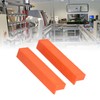 2Pcs Jaws Protection Cover ABS Multiple V Shape Grooves Magnetic