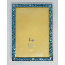 Tizo 4" X 6" Vintage Jeweled Frame, Made in Italy …