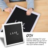 Tyenaza Letter Board, Grey Felt Letter Board Set, Letter Board