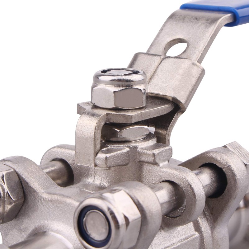 DERNORD Vacuum Ball Valve 304 Stainless Steel Clamp Valve with